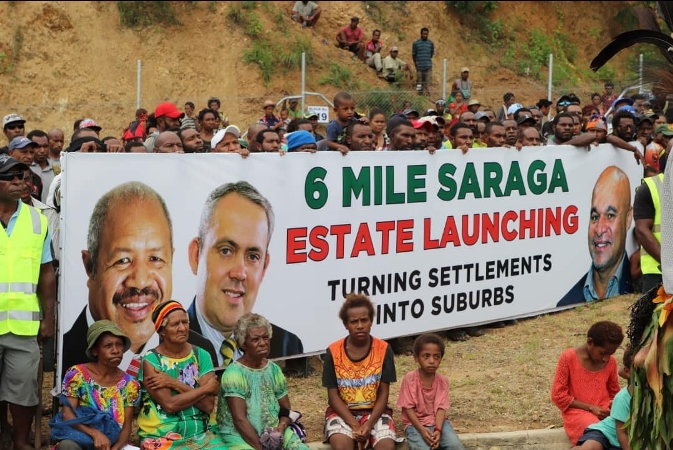 Forced evicted city residents to settle at proposed 6-mile Saraga estate