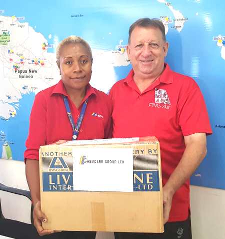 Chemcare donates to Athletics PNG