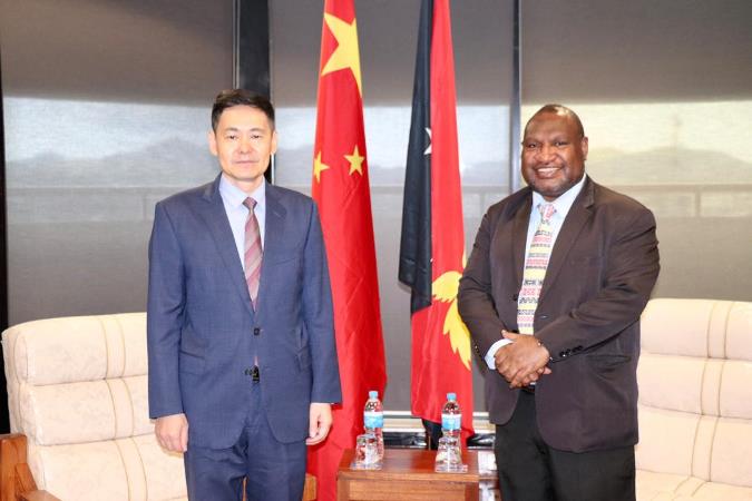 PNG PM James Marape briefed on Chinese investments