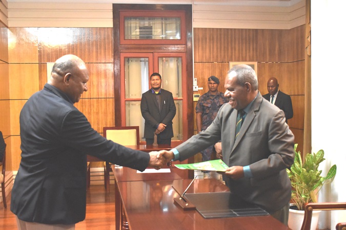 GG receives writs for Bougainville regional by-election