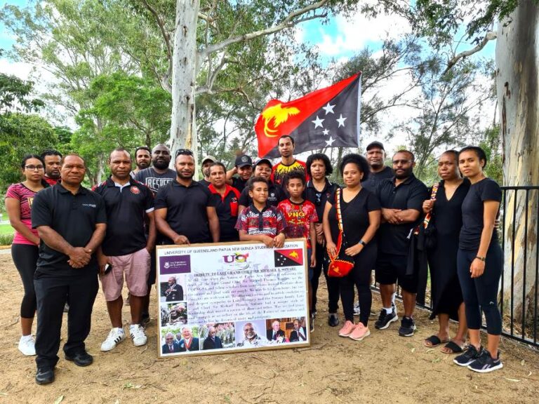 University of Queensland Papua New Guinea Students Association (UQPNGSA) pay tribute to Sir Michael