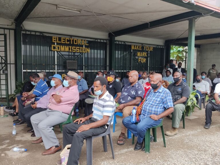 Moresby North-West by-election candidates’ box number draw today under strict SOP guidelines