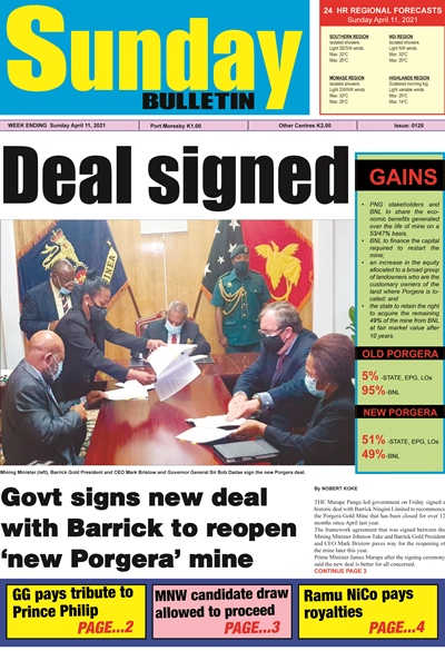 PNG Govt signs new deal with Barrick to reopen ‘new Porgera’ mine