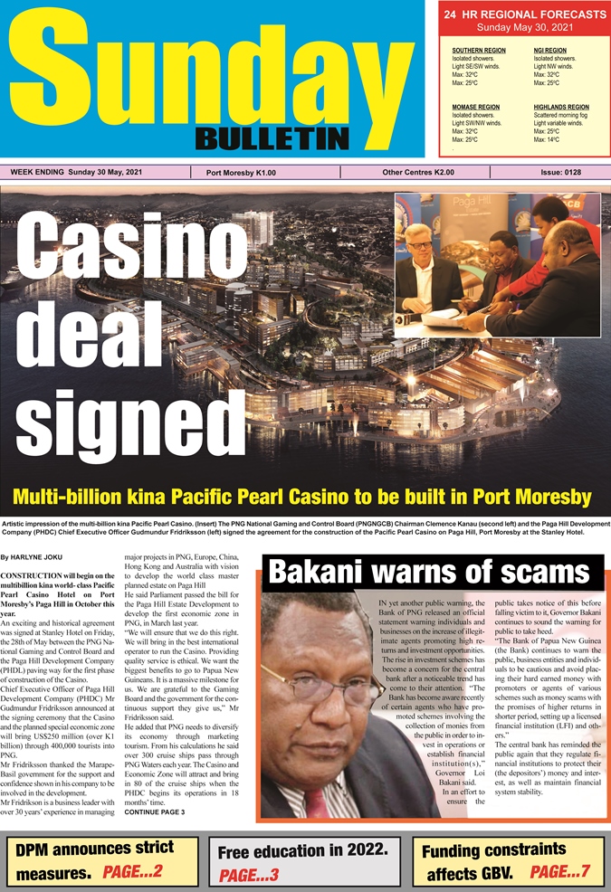 Pacific Pearl Casino deal signed