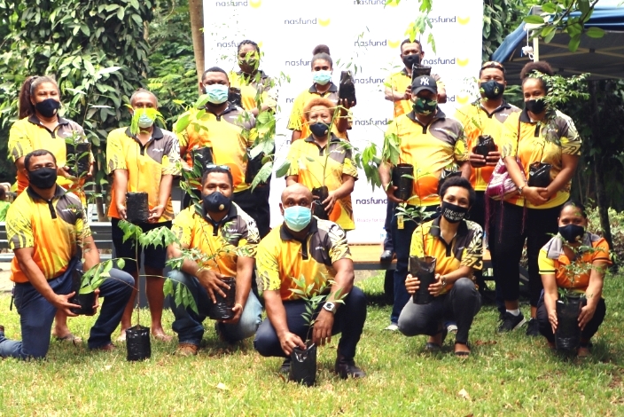 Nasfund observes World Environment Day by planting 100 trees