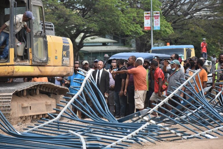 Parkop in damage control: TST Jack Pidik Park fencing demolished