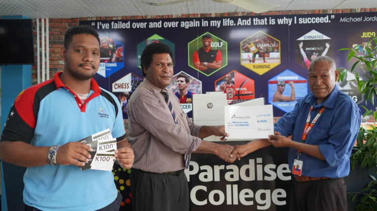 PNG PARADISE COLLEGE WINS THE ‘GEAR UP YOUR SCHOOL’ PROMOTION￼