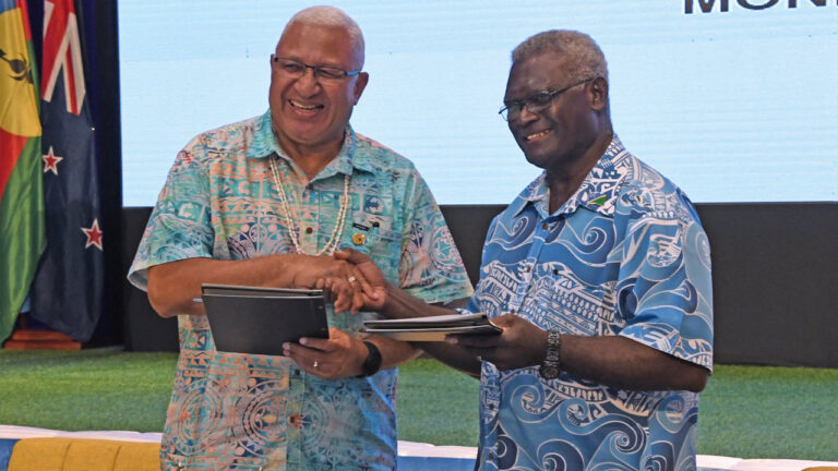 FIJI AND SOLOMON ISLANDS SIGN MARITIME BOUNDARY AGREEMENT