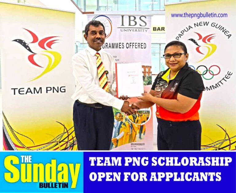 Team PNG Scholarship open for applicants