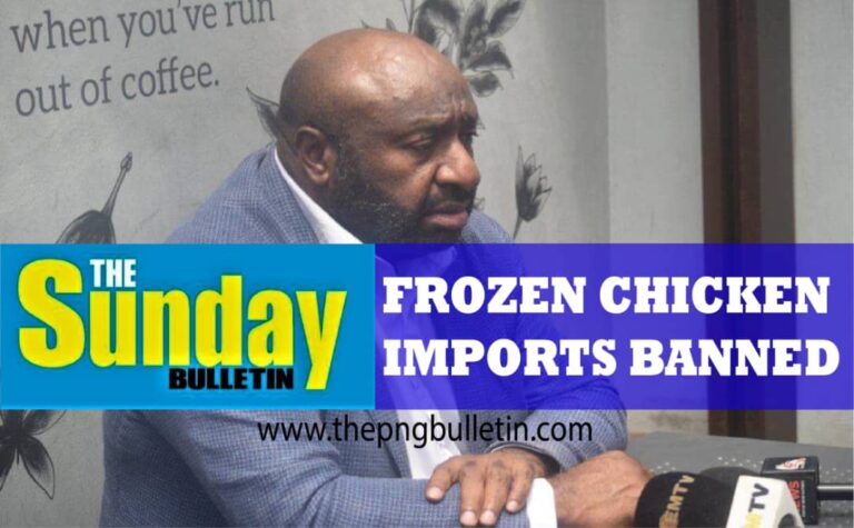 Frozen chicken imports banned    