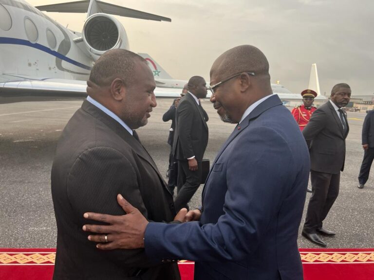 PM Marape arrives in Gabon for ‘One Forest Summit’