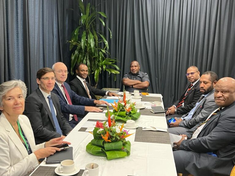 PM MARAPE MEETS WITH OFFICIALS OF TOTALENERGIES IN GABON