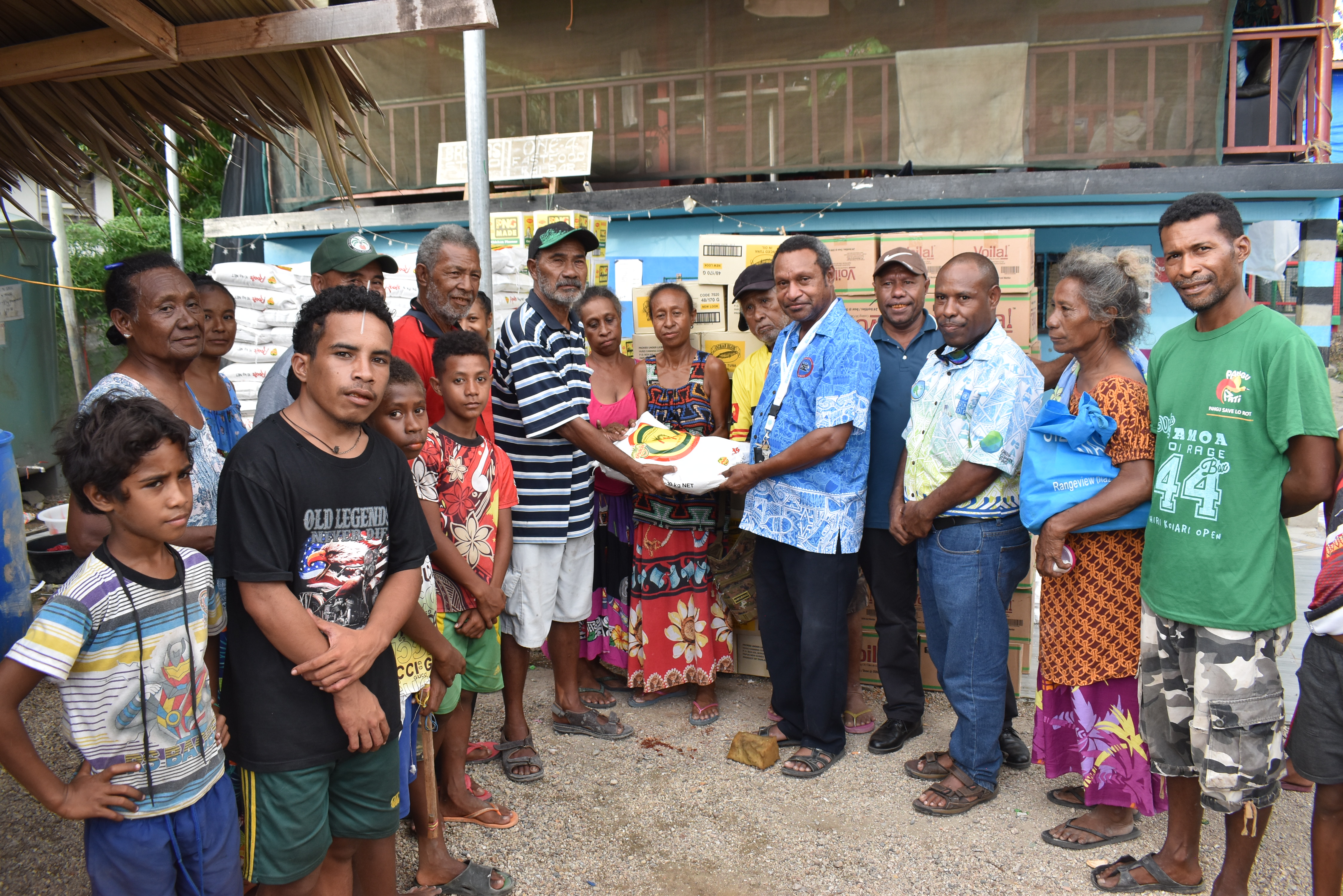 CPG gives relief supplies to villagers