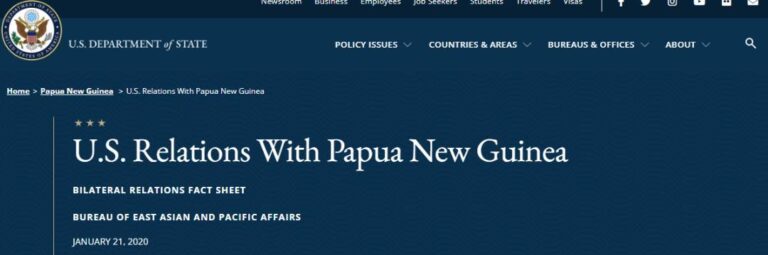 ” PNG and US Military Tie Important”