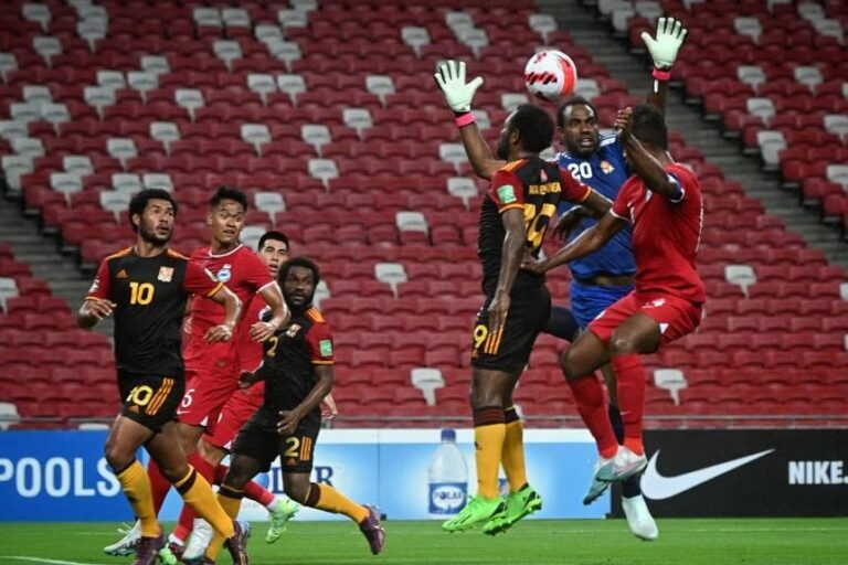 PNG Kapuls overcome challenges to draw against Singapore Lions