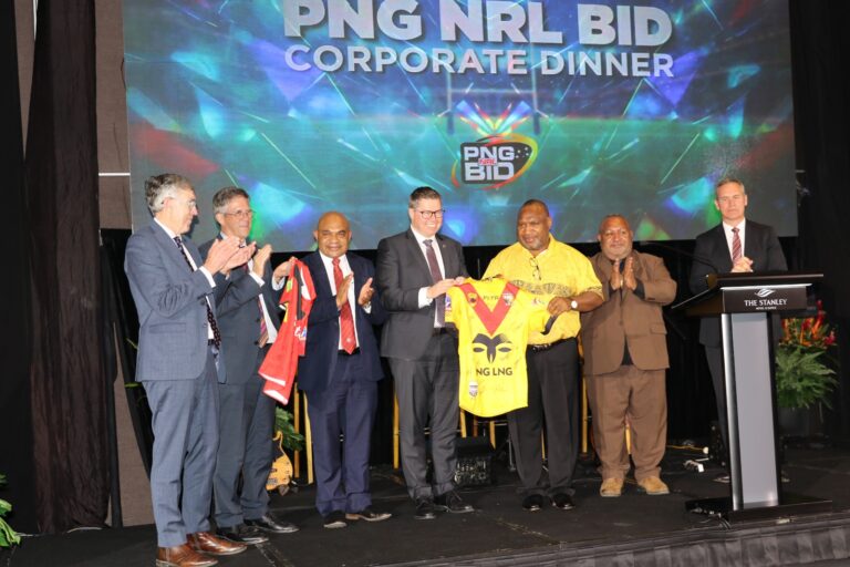 Prime Minister James Marape Highlights Rugby League as a Powerful Uniting Force for Papua New Guinea at NRL Bid Corporate Dinner