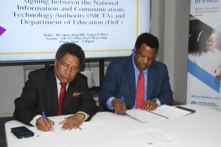 NICTA signs MoU with education department