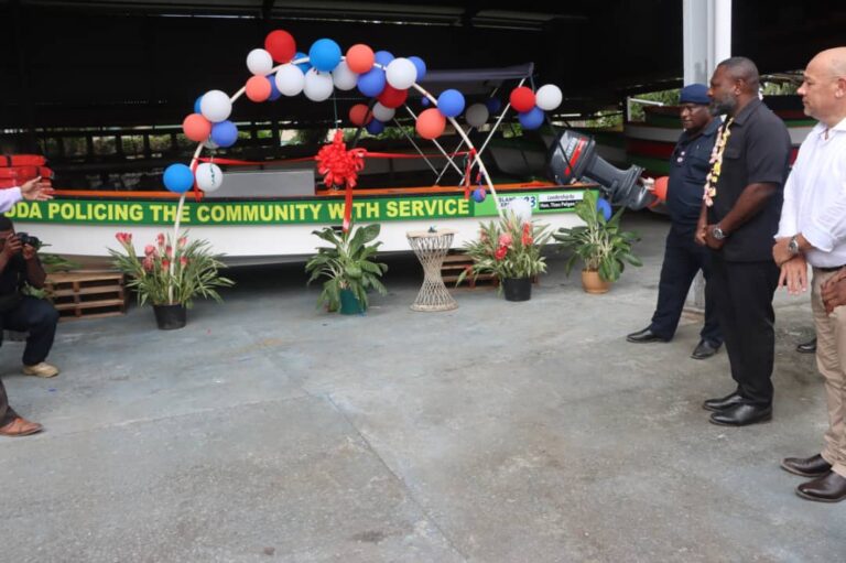 Nawaeb district launches Community Policing Boat