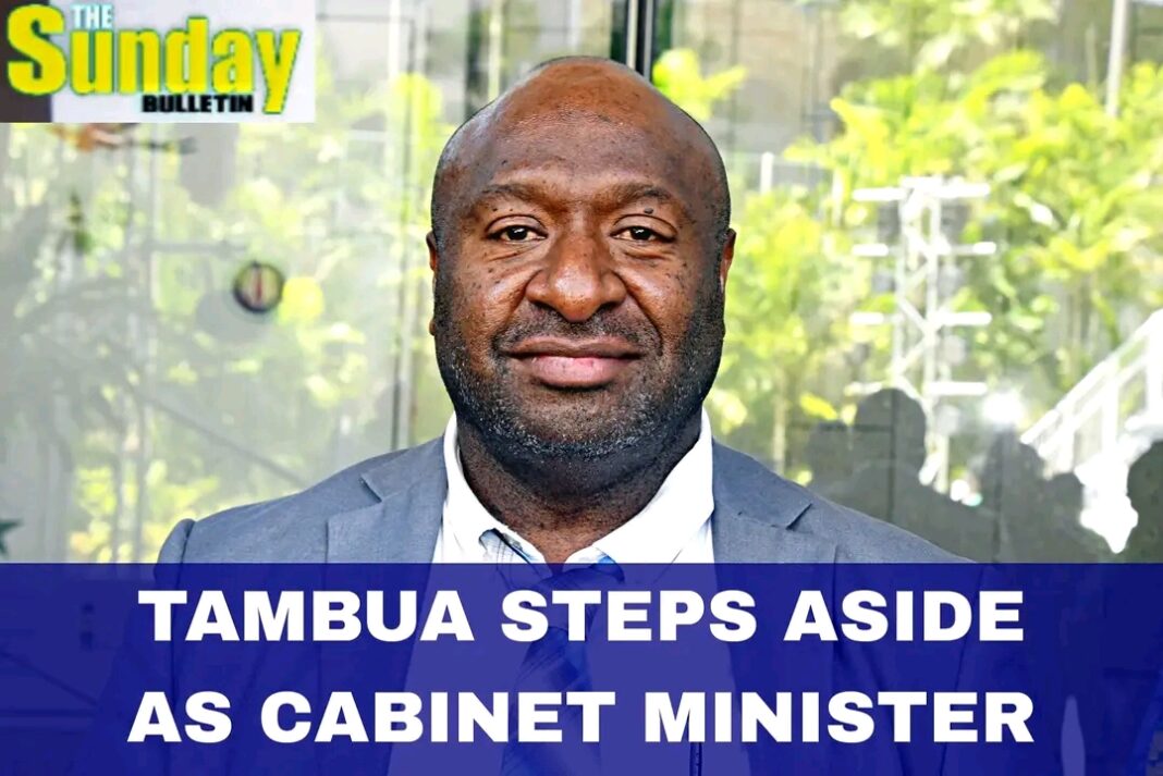 Tambua Steps Aside As Cabinet Minister The Png Bulletin