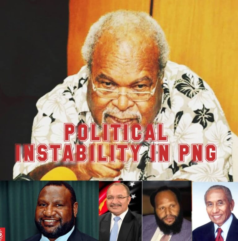 POLITICAL INSTABILITY IN PNG