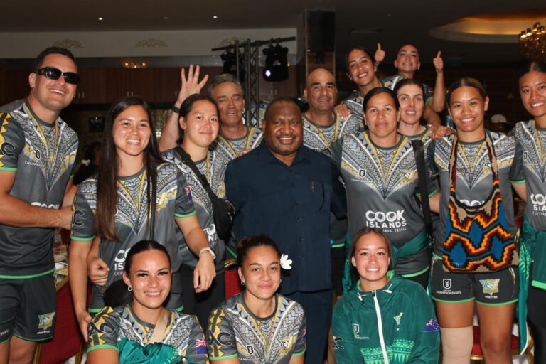 Prime Minister Hon. James Marape Appreciates Cook Islands and Fiji Rugby League Teams for Their Participation in the Pacific Championship Bowl Tournament