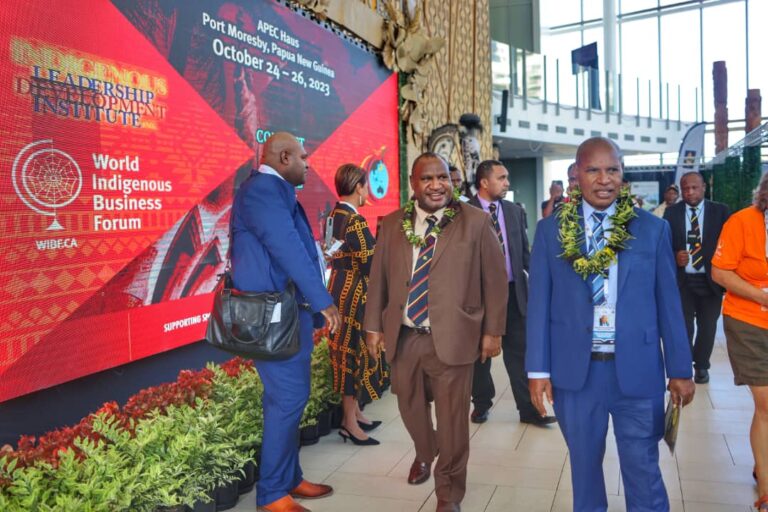 Prime Minister Marape Commends Minister Maru for Papua New Guinea’s Success in Hosting World Indigenous Business Forum