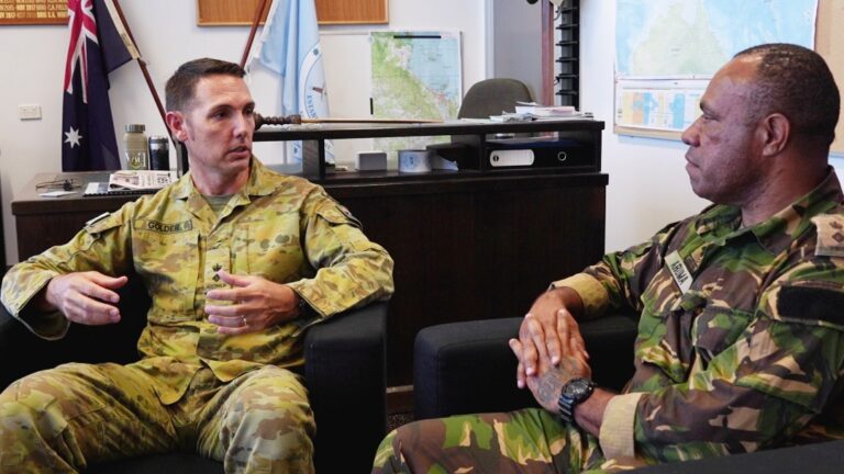 DEPUTY PRIME MINISTER COMMENDS LIEUTENANT COLONEL ARUMA ON HISTORIC AUSTRALIAN ARMY APPOINTMENT