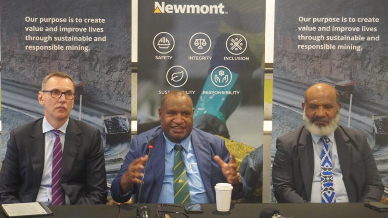 Prime Minister Hon. James Marape Welcomes Newmont Corporation to Papua New Guinea