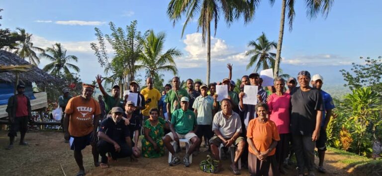 Villages in Kokoda LLG sign consent to protect customary lands