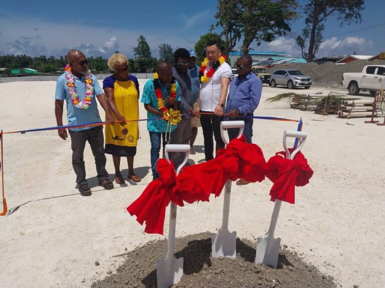 Construction work for Kavieng’s first shopping mall set
