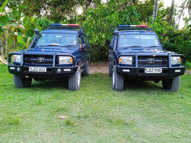FOUR NEW VEHICLES BOUGHT FOR POLICE IN THE TEWAE SIASSI DISTRICT