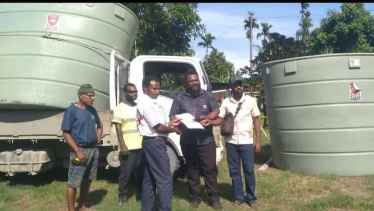 Holy Spirit Primary school gets new water tanks