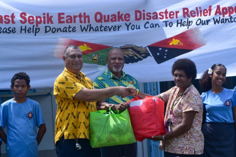 Sepik students lead relief efforts