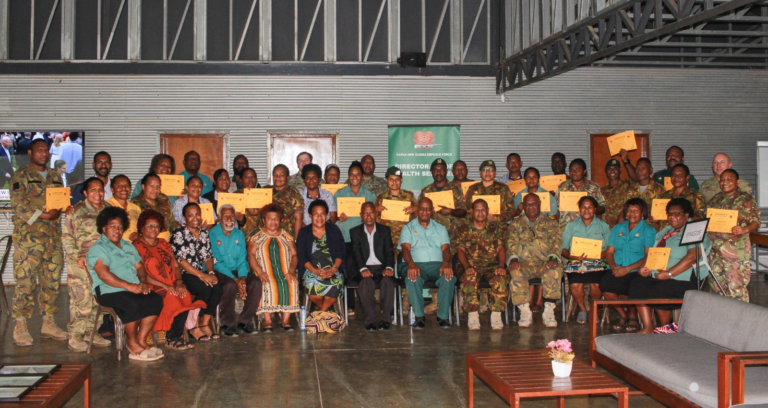 TWENTY-SEVEN DEFENCE HEALTH WORKERS QUALIFIED AS HIV/AIDS COUNSELORS AND PRESCRIBERS