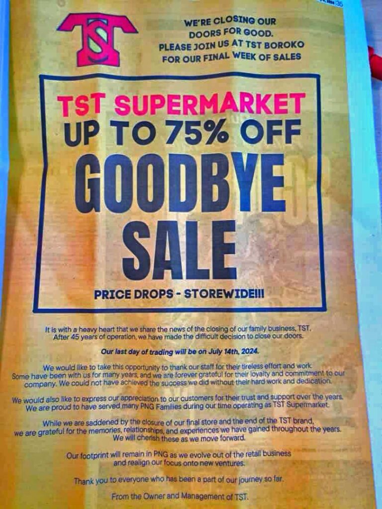 END OF AN ERA: TST TO CLOSE RETAIL SHOP