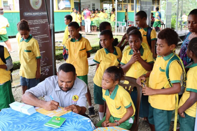 2024 Young Minds Savings Campaigns begins in Milne Bay Province with six schools – Over 100 savings accounts opened for schools students