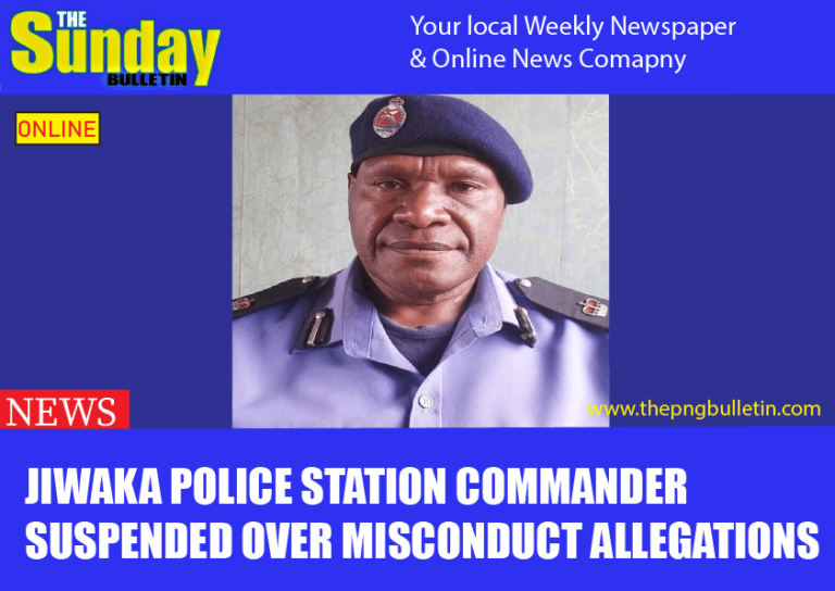 Jiwaka Police Station Commander Suspended Over Misconduct Allegations