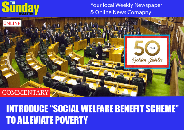 Introduce “Social Welfare Benefit Scheme” to Alleviate Poverty.