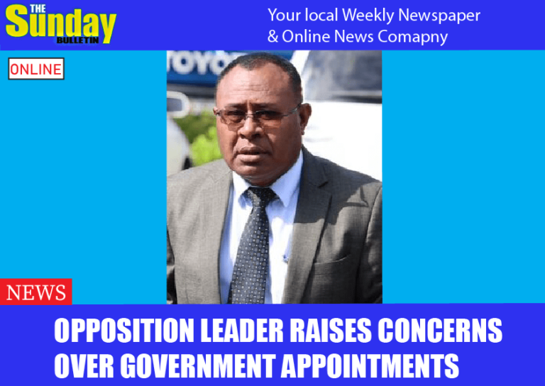 Opposition leader raises concerns over government appointments