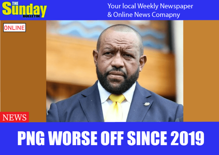 PNG WORSE OFF SINCE 2019