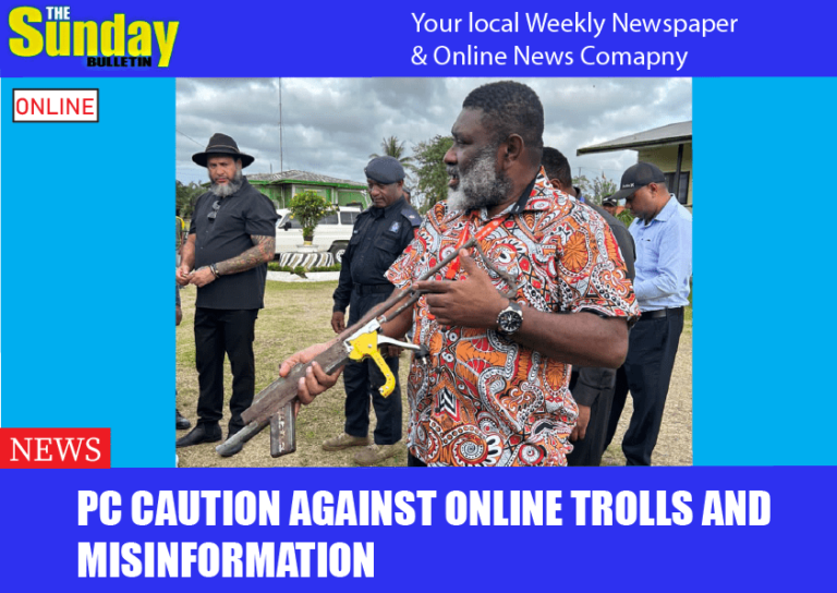 PC CAUTION AGAINST ONLINE TROLLS AND MISINFORMATION