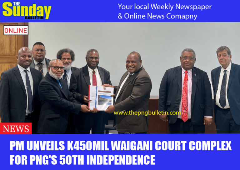 PM unveils K450mil Waigani Court Complex for PNG’s 50th Independence