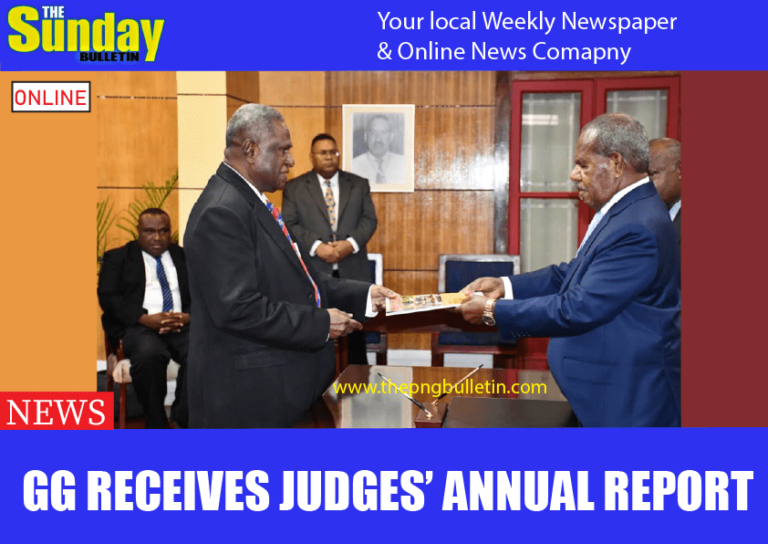 GG Receives Judges’ Annual Report