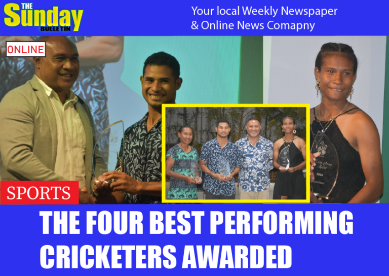 The four best performing cricketers awarded