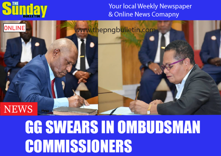 GG Swears in Ombudsman Commissioners