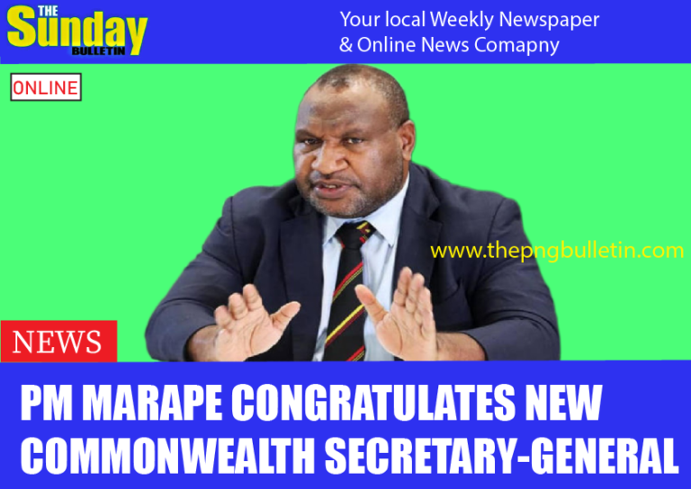 PM Marape Congratulates New Commonwealth Secretary-General