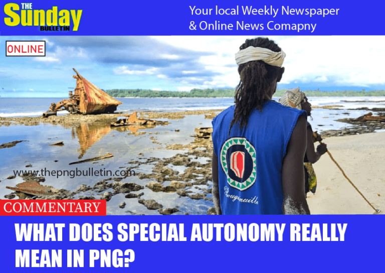 What does special autonomy really mean in PNG?