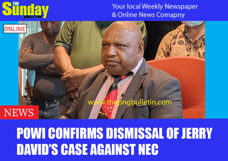 Powi confirms dismissal of Jerry David’s case against NEC