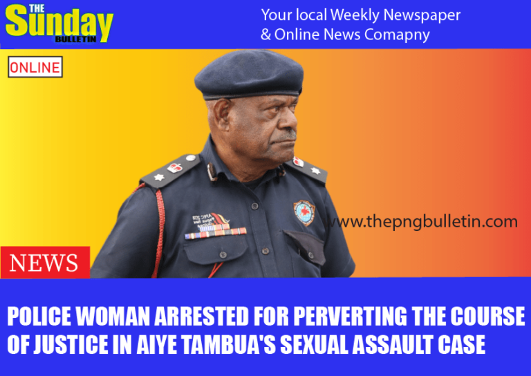 POLICE WOMAN ARRESTED FOR PERVERTING THE COURSE OF JUSTICE IN AIYE TAMBUA’S SEXUAL ASSAULT CASE