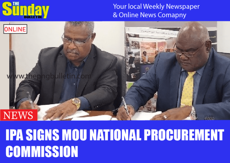 IPA signs MoU National Procurement Commission